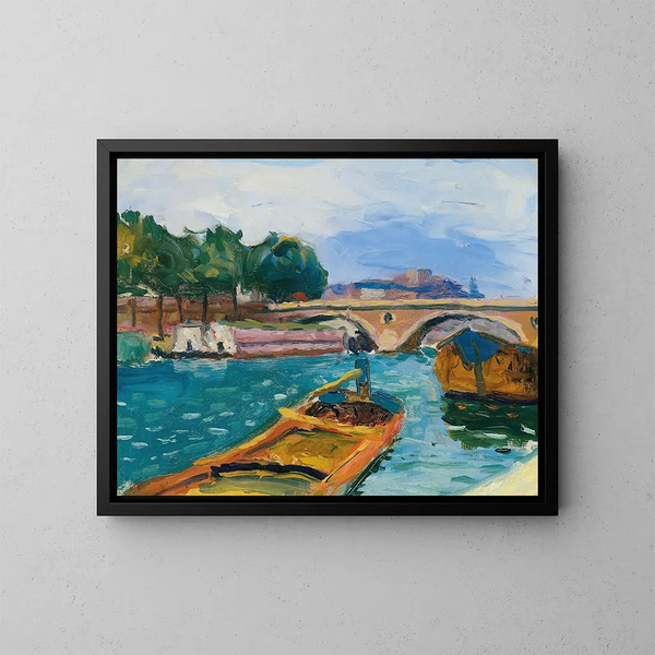 Pont sur la Seine à Paris - Albert Marquet — ingelijst kunstwerk aan de muur
