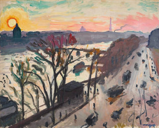 Albert Marquet - Paris Quai du Louvre Soleil dhiver.webp