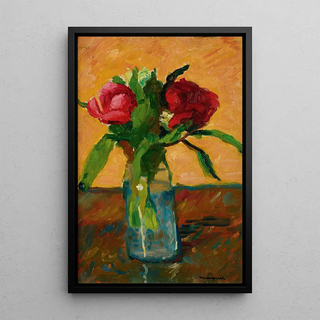 Albert Marquet - Pivoines Dans Un Vase De Verre And Paris Rue Monge.webp