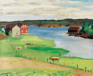 Pâturages à Hesnes - Albert Marquet — weergave van het kunstwerk