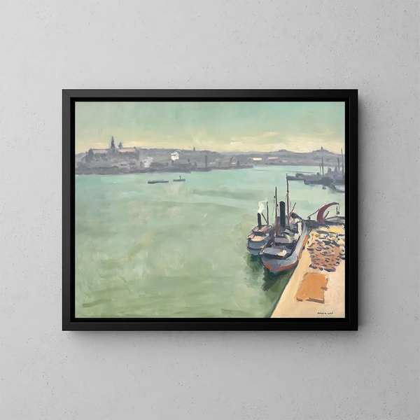 Zon van Stockholm - Albert Marquet — ingelijst kunstwerk aan de muur