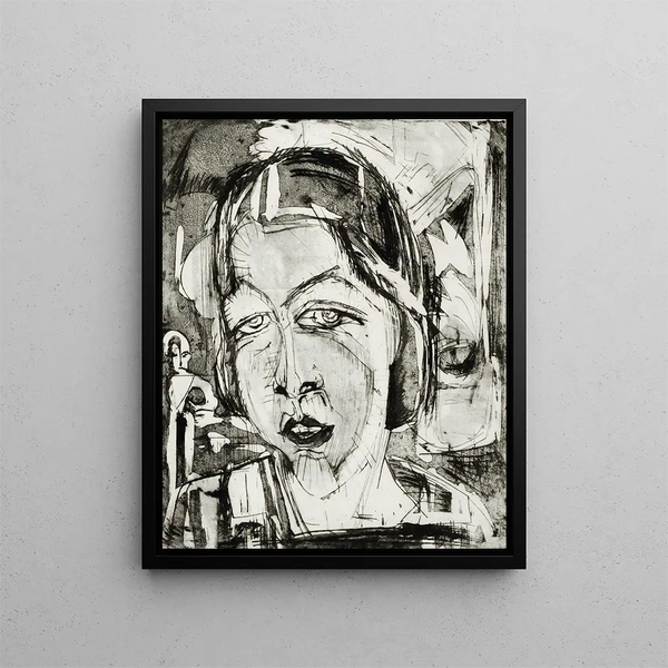 Ursuline II - Albert Müller — framed artwork on a wall