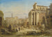 Vue sur le Forum Romain avec l'arc de Septime Sévère et le temple de Faustine et d'Antonin le Pieux - Albert Rieger — weergave van het kunstwerk