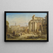 Vue sur le Forum Romain avec l'arc de Septime Sévère et le temple de Faustine et d'Antonin le Pieux - Albert Rieger — ingelijst kunstwerk aan de muur