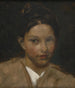 Portret van een meisje - Albert Ritzberger — weergave van het kunstwerk