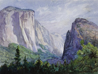 Albert Thomas De Rome - Yosemite from Old Inspiration Road.webp
