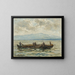 Vissers van het Meer van Constance - Albert Wenk — ingelijst kunstwerk aan de muur