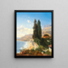 Match de Monaco à Nice - Albert Zimmermann — framed artwork on a wall