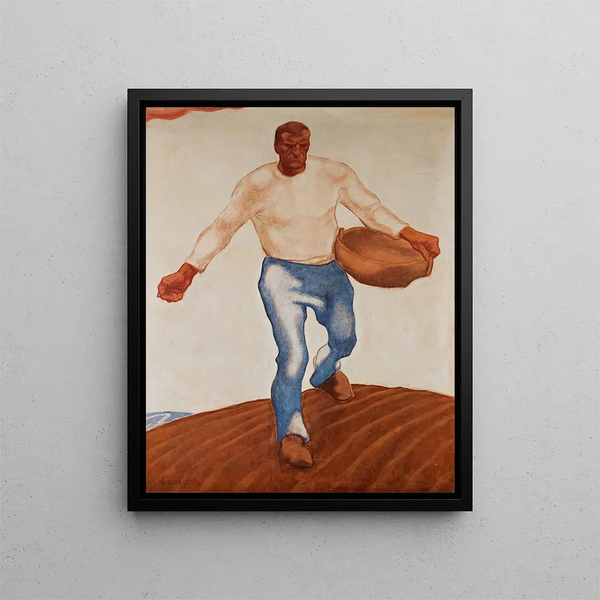 Le Smann - Albin Egger-Lienz — framed artwork on a wall