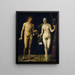Adam en Eva - Albrecht Dürer — ingelijst kunstwerk aan de muur