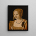 Portret van een jonge Venetiaanse vrouw - Albrecht Dürer — ingelijst kunstwerk aan de muur