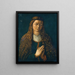 Portret van een jonge vrouw met loshangend haar - Albrecht Dürer — ingelijst kunstwerk aan de muur
