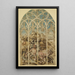Reproductie van het schilderij Schets voor een glas-in-loodraam met Sint Joris - Albrecht Dürer