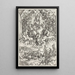 Reproductie van het schilderij Sint Jan voor God en de Ouderen - Albrecht Dürer