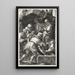 De Lijklegging - Albrecht Dürer — ingelijst kunstwerk aan de muur