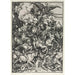 Reproductie van het schilderij De Vier Ruiters van de Apocalyps - Albrecht Dürer