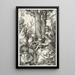 De Heilige Familie met Joachim en Anna - Albrecht Dürer — ingelijst kunstwerk aan de muur