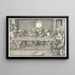 Het Laatste Avondmaal - Albrecht Dürer — ingelijst kunstwerk aan de muur