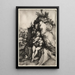 Reproductie van het schilderij De boetedoening van Sint Johannes Chrysostomos - Albrecht Dürer