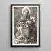 Reproductie van het schilderij De Maagd met Kind in doeken - Albrecht Dürer