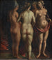 Venus en de Drie Graces - Albrecht Dürer — weergave van het kunstwerk