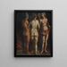Venus en de Drie Graces - Albrecht Dürer — ingelijst kunstwerk aan de muur