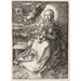 van het Beeld Vierge gekroond door een engel - Albrecht Dürer — weergave van het kunstwerk