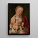 Reproductie van het schilderij Het Madonna en Kind - Albrecht Dürer