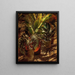 Begonias - Aleksander Gierymski — framed artwork on a wall