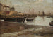 Schets van de visserijhaven - Aleksander Gierymski — weergave van het kunstwerk