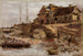van Port à Solec esquisse - Aleksander Gierymski — weergave van het kunstwerk