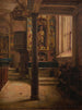 Binnenkant van de kerk Saint-Wolfgang in Rothenburg - Aleksander Gierymski — weergave van het kunstwerk