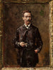 Portret van Artur Gruszecki schets - Aleksander Gierymski — weergave van het kunstwerk