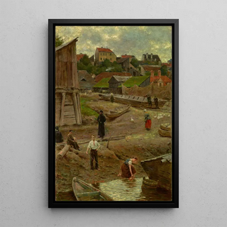 Aleksander Gierymski - Powile Bank of the Vistula in Warsaw.webp