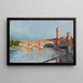 Pont Scaliger in Verona - Aleksander Gierymski — ingelijst kunstwerk aan de muur