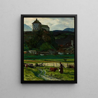 Aleksander Gierymski - View of the Kufstein Fortress vicinity.webp