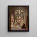 Cloisters of the Jagiellonian Library in Kraków - Aleksander Gryglewski — framed artwork on a wall