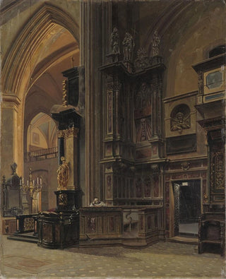 Aleksander Gryglewski - Interior of Saint Marys Basilica in Krakw.webp