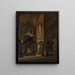 Binnenkant van de kathedraal van Wawel - Aleksander Gryglewski — ingelijst kunstwerk aan de muur