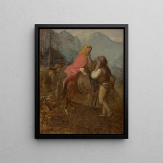 Aleksander Kotsis - A Highlander Woman on Horseback.webp