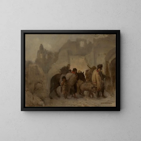 Gitanos - Aleksander Kotsis — framed artwork on a wall