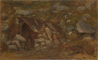 Aleksander Kotsis - Highlander in Front of a Hut.webp