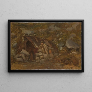 Aleksander Kotsis - Highlander in Front of a Hut.webp