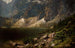 Le lac Morskie Oko dans les Tatras - Aleksander Mroczkowski — weergave van het kunstwerk