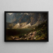 Le lac Morskie Oko dans les Tatras - Aleksander Mroczkowski — ingelijst kunstwerk aan de muur