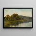Landschap aan de waterkant - Aleksander Swieszewski — ingelijst kunstwerk aan de muur