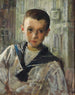 Portret van Giorgio, zoon van Angelo Balbi - Alessandro Milesi — weergave van het kunstwerk