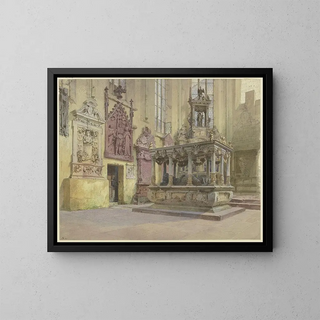 Alexander Gwinner - Blick auf das Grabmal des Grafen Ludwig von LwensteinWertheim und seiner Frau Anna in der Stiftskirche St Marien in Wertheim.webp