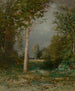 Een bosrijke open plek - Alexander Helwig Wyant — weergave van het kunstwerk