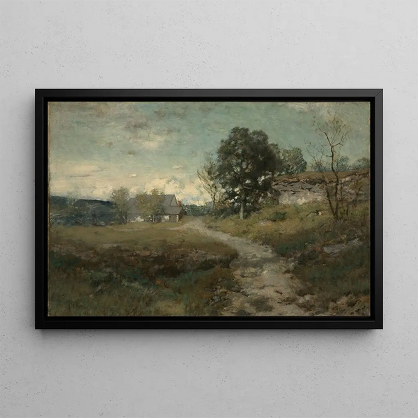 Landscape of Arkville - Alexander Helwig Wyant — framed artwork on a wall
